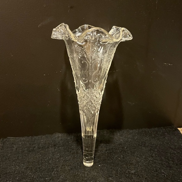 Vintage Automobile Limousine Glass Bud Vases Set of 2 - Picture 13 of 15